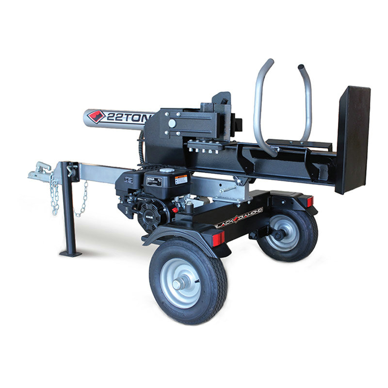 Black Diamond 22ton petrol Log Splitter-separuh rasuk LSE22